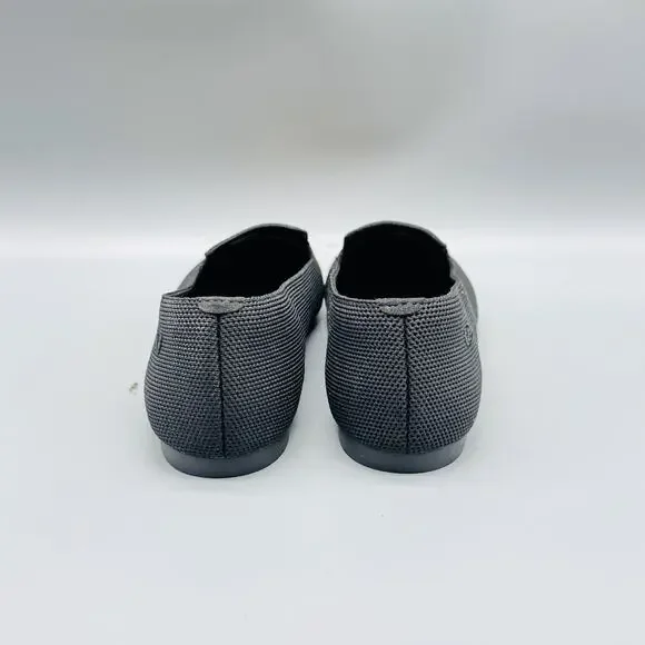 VIVAIA Shoes Womens 7 Black Knit Loafers Slip On Cat Flats Lightweight Comfort - Picture 4 of 11